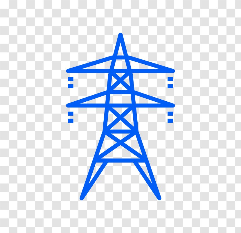 Electricity Transmission Tower Overhead Power Line Utility Pole Electric - Solar - Home Service Transparent PNG