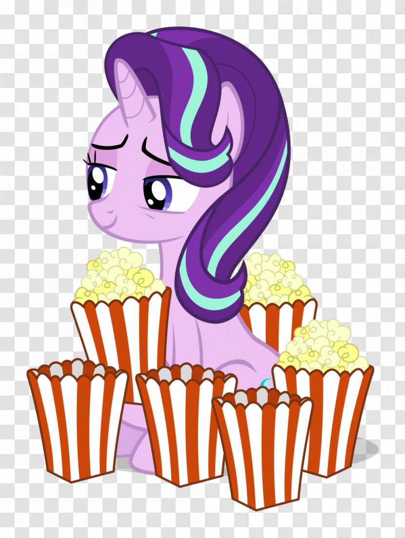 Popcorn Food Princess Cadance Scootaloo Pony - Pink Transparent PNG