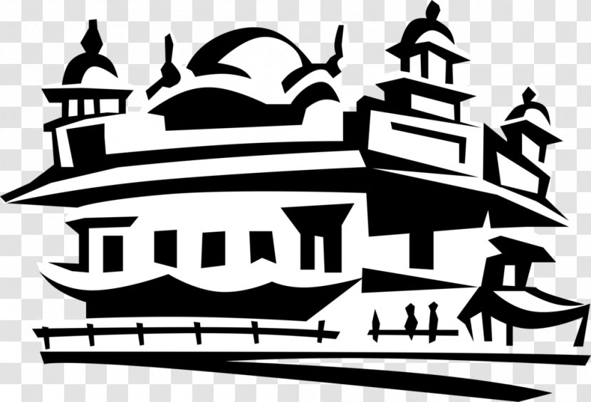 Harmandir Sahib Clip Art Vector Graphics Illustration Image - Boat - Sikhism Transparent PNG