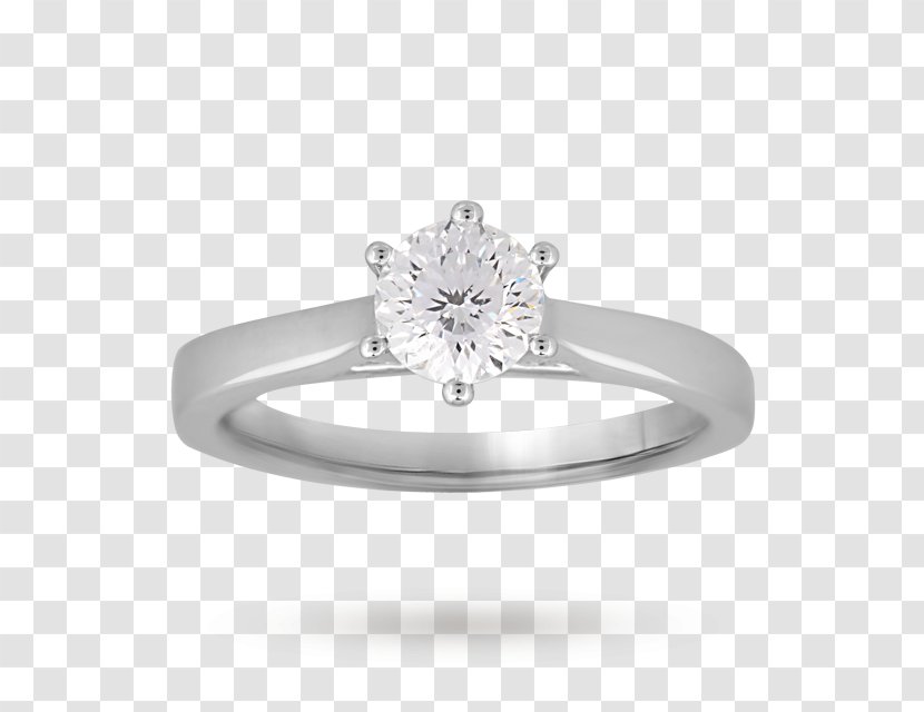 Engagement Ring Carat Diamond - Princess Cut - Platinum Transparent PNG
