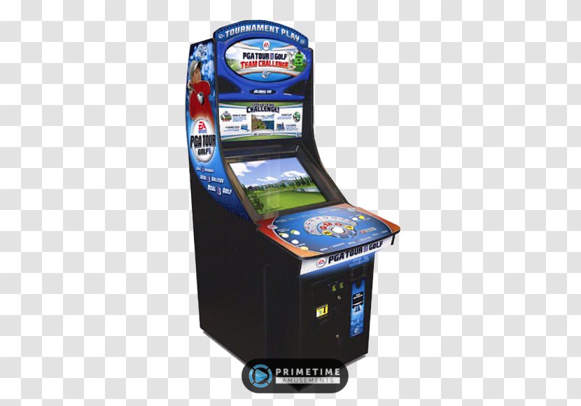 PGA Tour Golf Team Challenge Arcade Game Video - Electronic Device Transparent PNG