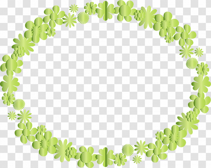 Green Lei Circle Transparent PNG