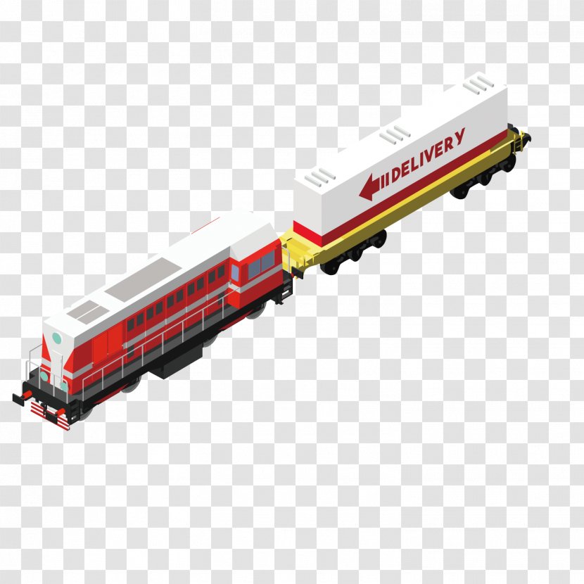 Train Railroad Car Logistics - Delivery - Fine Transparent PNG