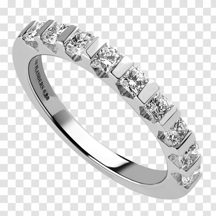 Wedding Ring Diamond Earring Solitaire - Metal - First French Words 1000 Transparent PNG