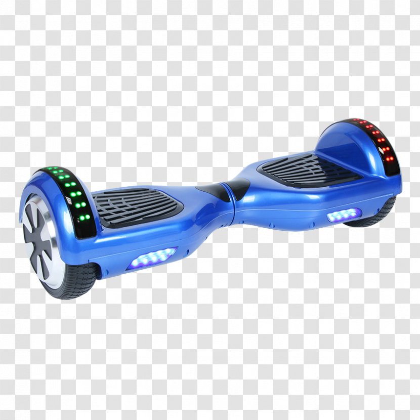 Self-balancing Scooter Balance Board Electric Vehicle Car - Automotive Design - Blue Flashlight Transparent PNG