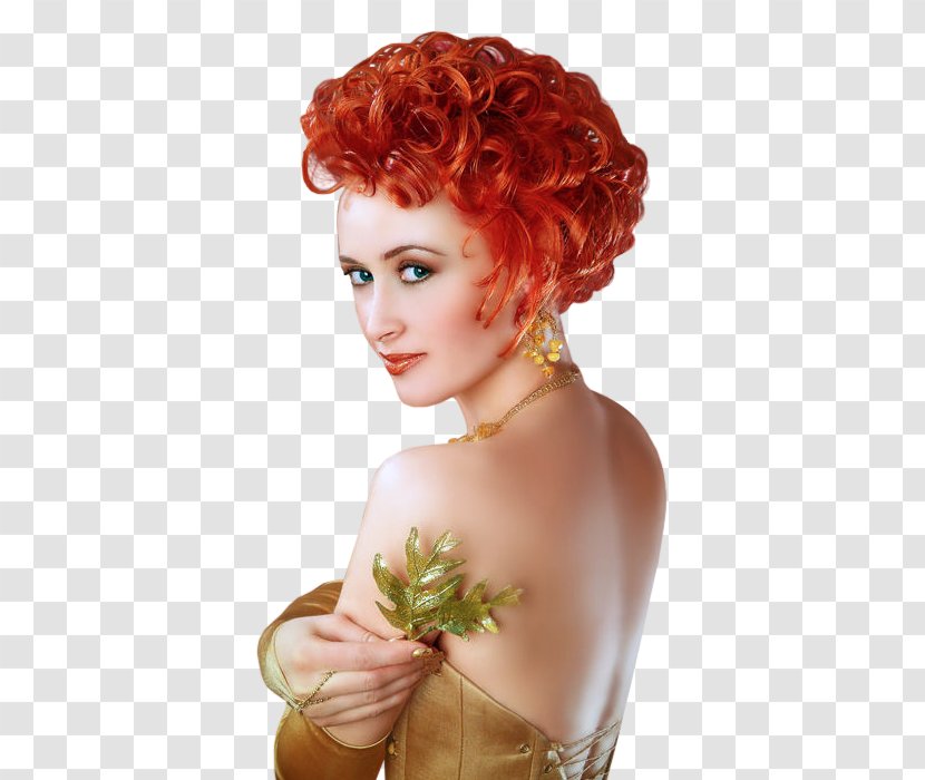 Woman Female Red Hair Transparent PNG