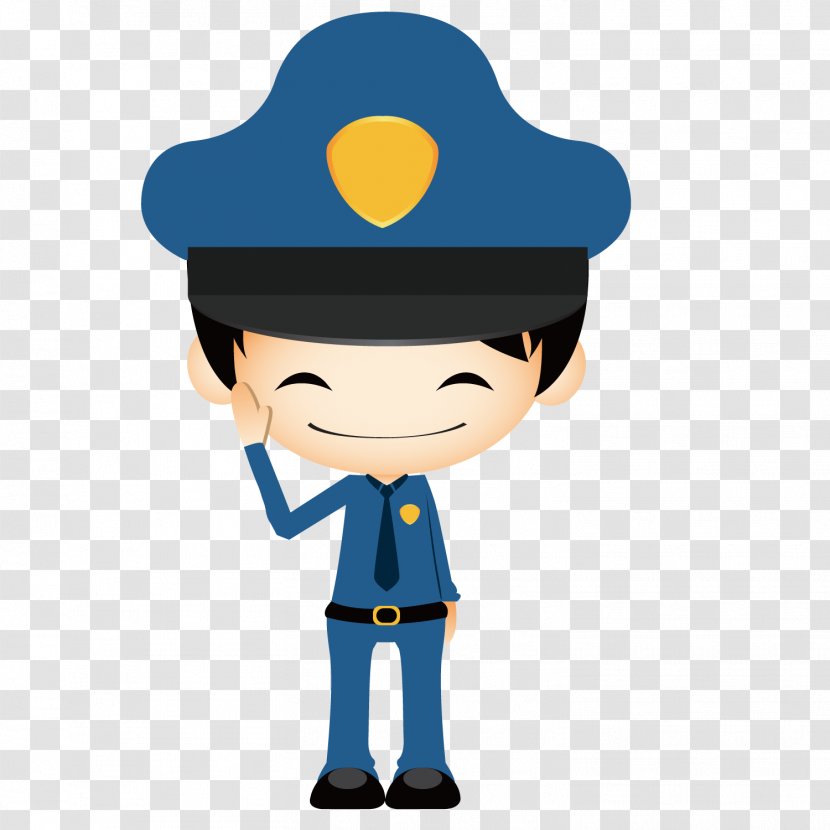 Cartoon - Mail Carrier - Cute Police Transparent PNG