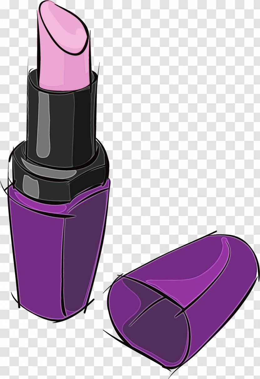 Lips Cartoon - Lilac - Cylinder Material Property Transparent PNG