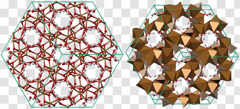 Dioptase Crystal Structure System - Heart Transparent PNG