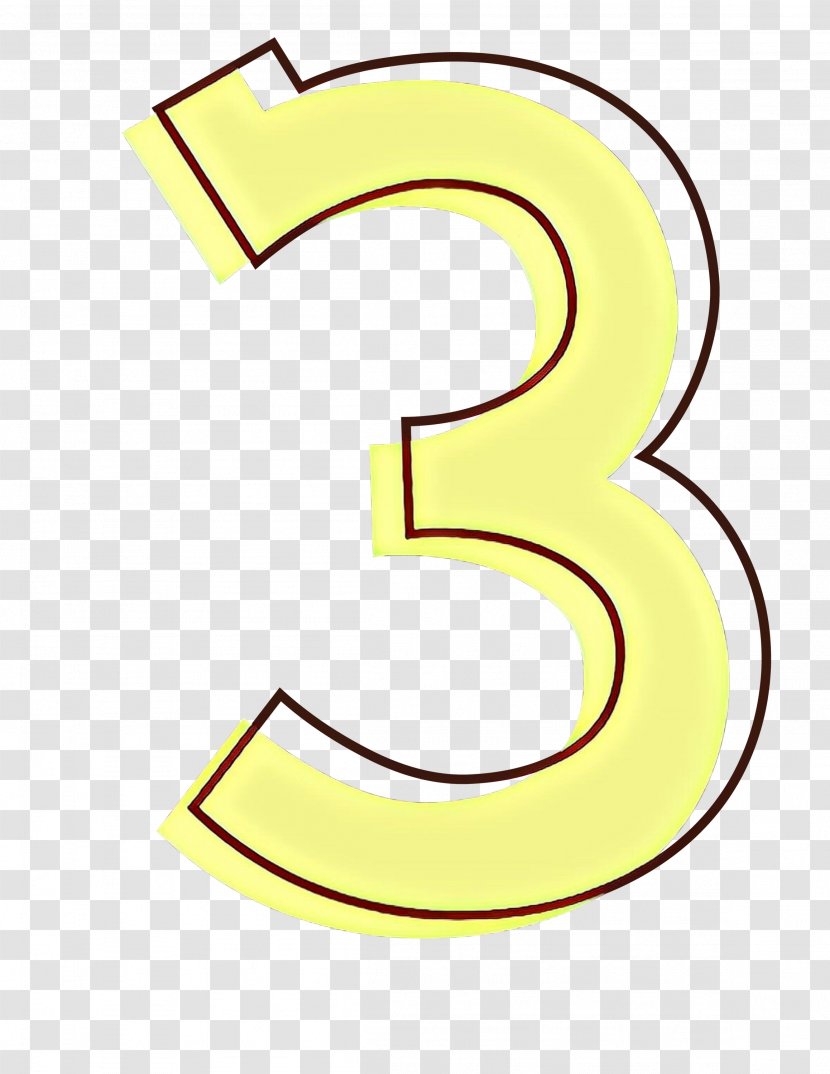 Yellow Background - Number - Symbol Transparent PNG