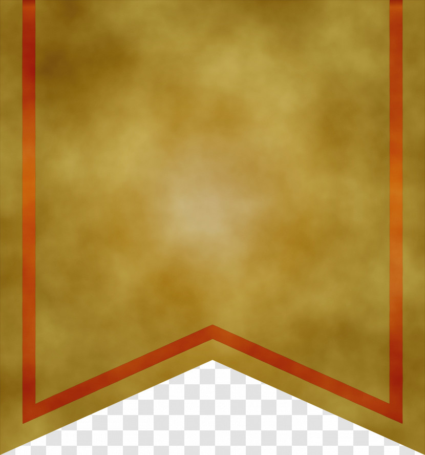 Red Yellow Rectangle Transparent PNG