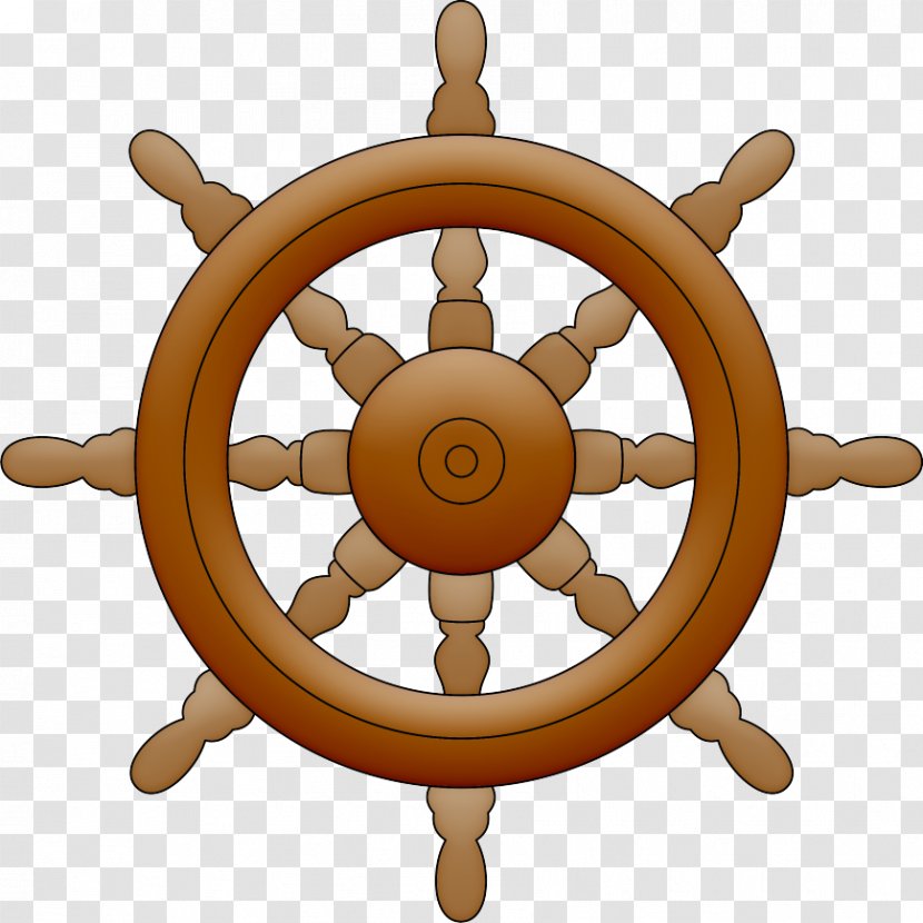 Ship's Wheel Clip Art - Helmsman - Ship Transparent PNG