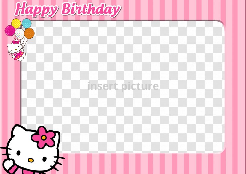 Hello Kitty Picture Frames - Magenta Transparent PNG