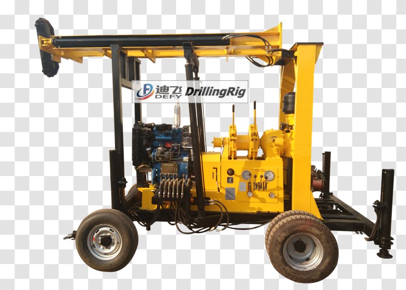 Heavy Machinery Construction - Water Well Drilling Rig Transparent PNG