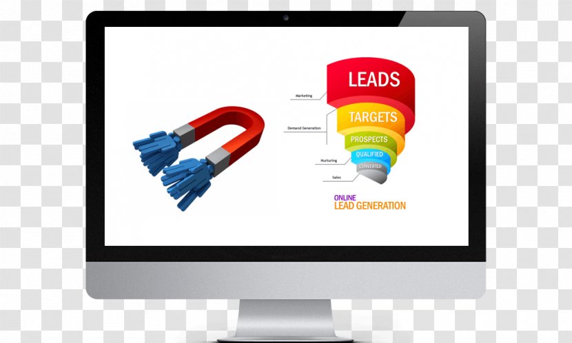 Lead Generation Display Advertising Marketing - Technology - Multimedia And Digital Training Design Transparent PNG