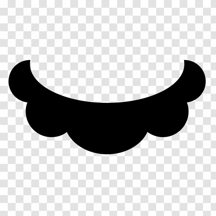 Super Mario Bros. & Luigi: Superstar Saga - Black And White - Beard Moustache Transparent PNG