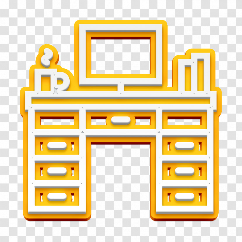 Desk Icon Household Set Icon Transparent PNG