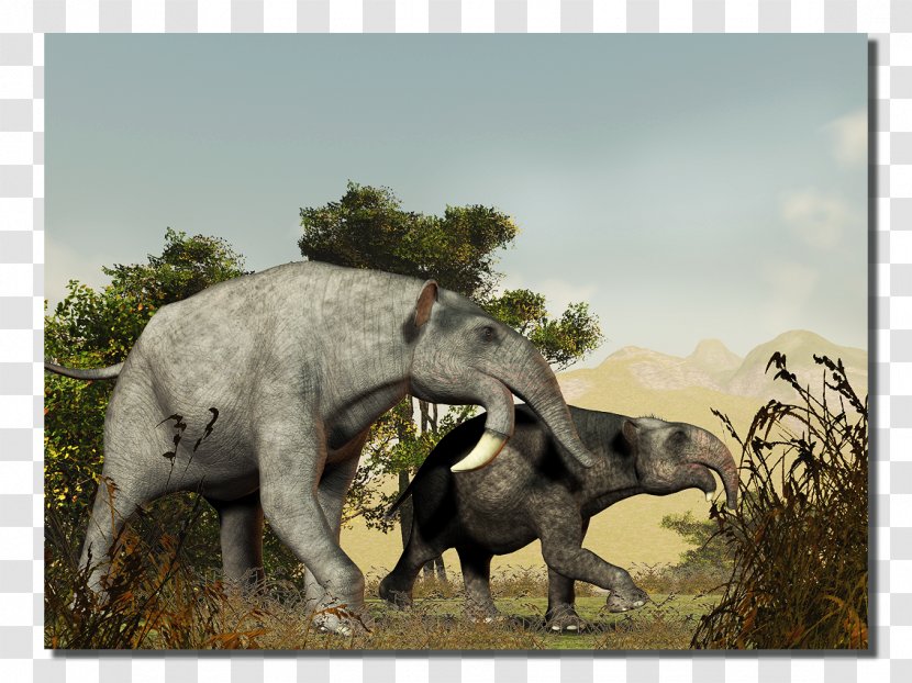 Indian Elephant Neogene Archean Proterozoic African - Elephants And Mammoths - Erdgeschichte Transparent PNG