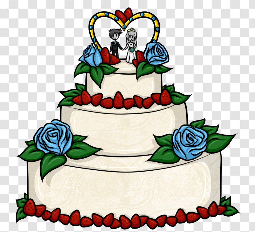 Sugar Cake Torte Decorating - Wedding Transparent PNG