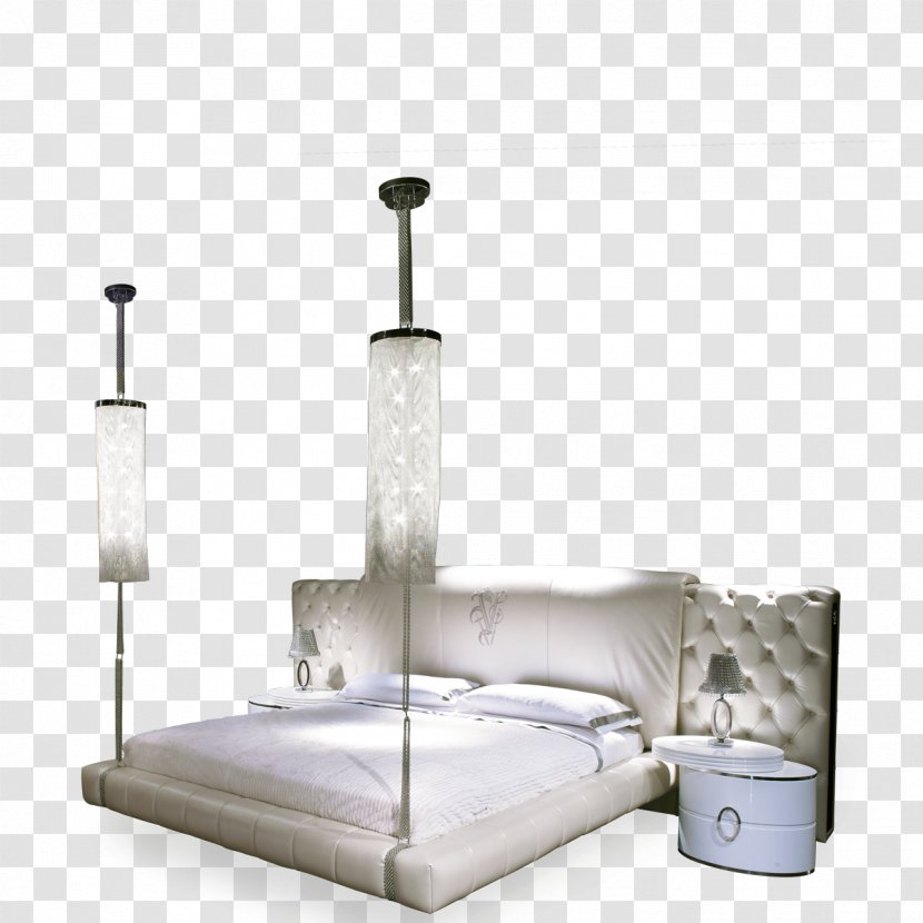 Bed Frame Bedroom Furniture Mattress - Light Fixture Transparent PNG