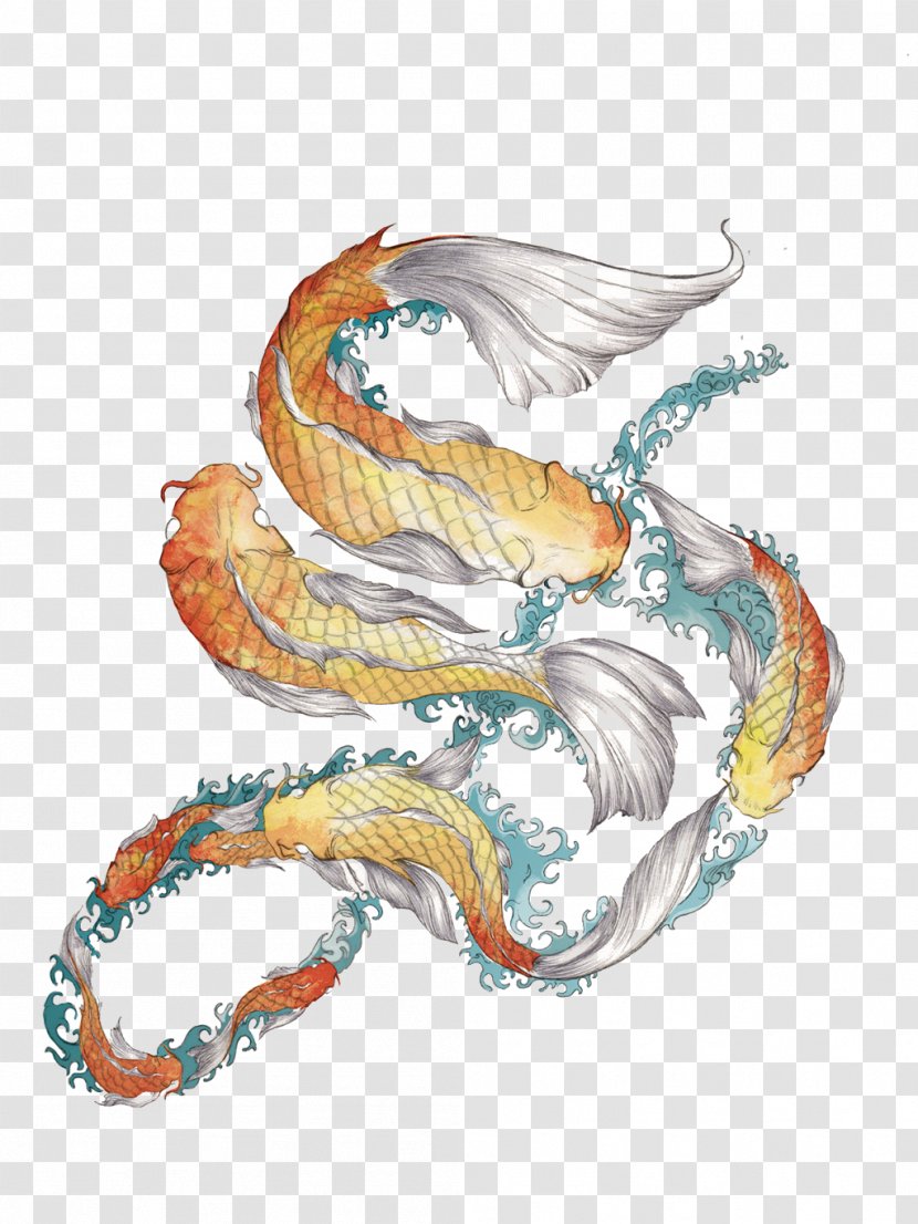 Koi Icon - Fictional Character - Lung Fish Transparent PNG