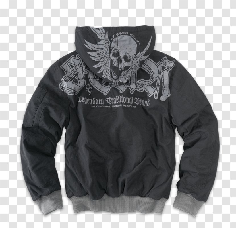 Hoodie Jacket Sleeve Clothing Thor Steinar - Shoe - Smog Transparent PNG