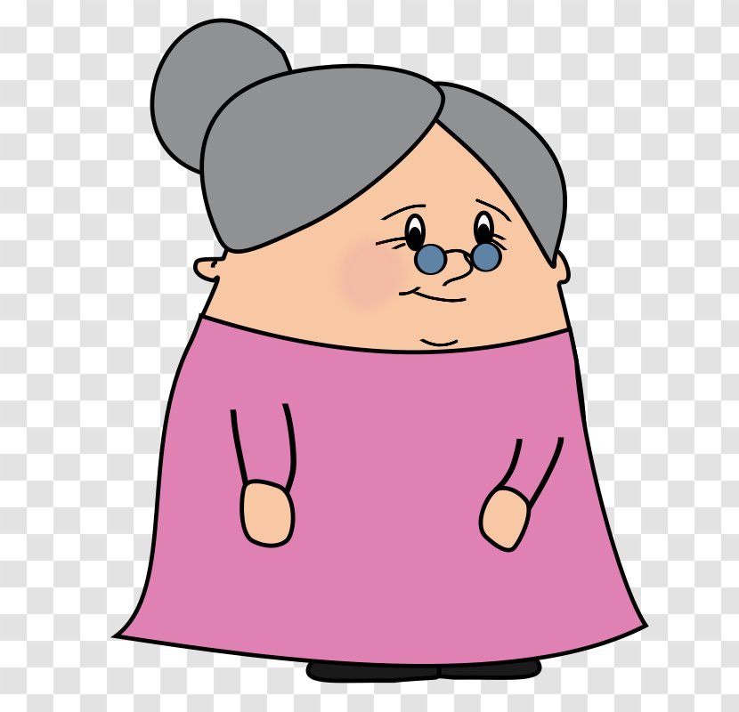 Woman Cartoon Free Content Clip Art - Head - Image Of Old Lady Transparent PNG