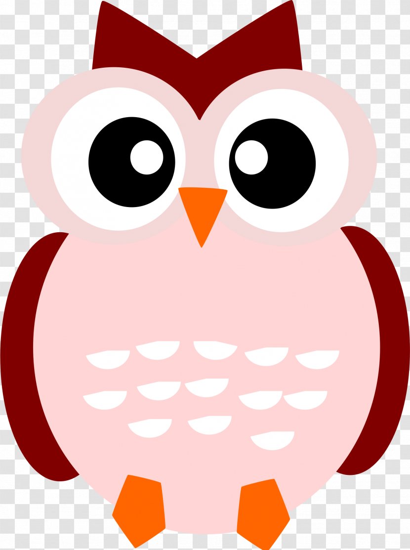 Owl Vector Graphics Clip Art Image Cartoon - Pink Transparent PNG