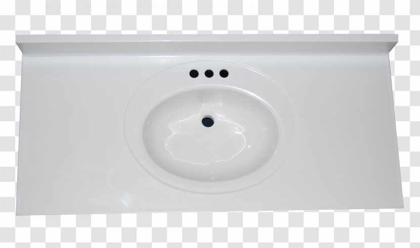 Kitchen Sink Angle Bathroom - Rectangle - Bowl Top View Transparent PNG