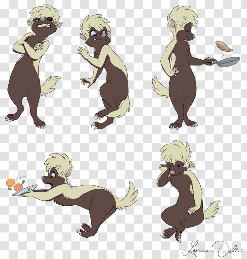 Carnivora Human Behavior Cartoon Character - Vertebrate - Honey Badger Transparent PNG