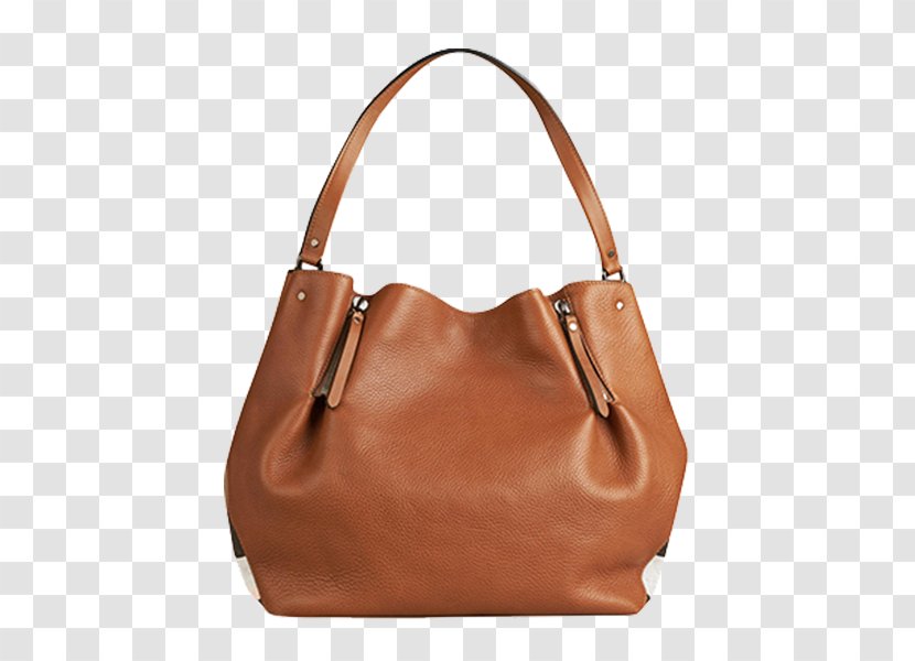 Hobo Bag Tote Leather Caramel Color Brown - Handbag - Burberry Saddle Shoulder Transparent PNG