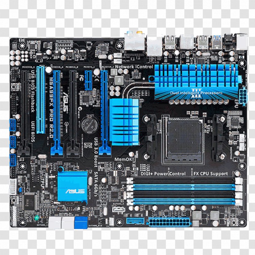 Socket AM3+ AMD 900 Chipset Series Motherboard FX - Electronic Device - Power Transparent PNG