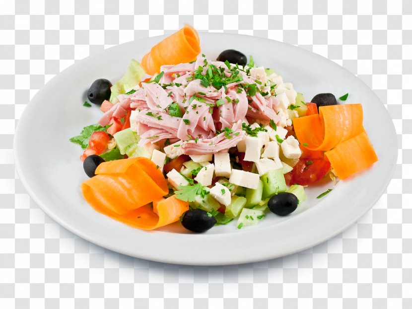 Greek Salad Ciorbă Shopska Tuna Pasta - Vegetarian Food Transparent PNG