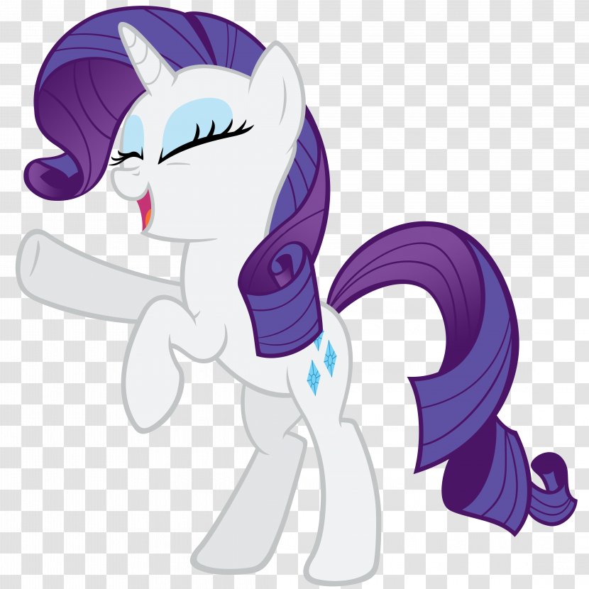 Rarity Pony Rainbow Dash Twilight Sparkle Pinkie Pie - Horse - My Little Transparent PNG