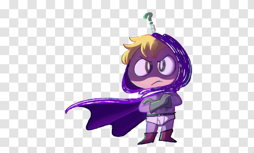 Tweek Tweak Kenny McCormick Clyde Donovan Butters Stotch Professor Chaos - Purple Transparent PNG