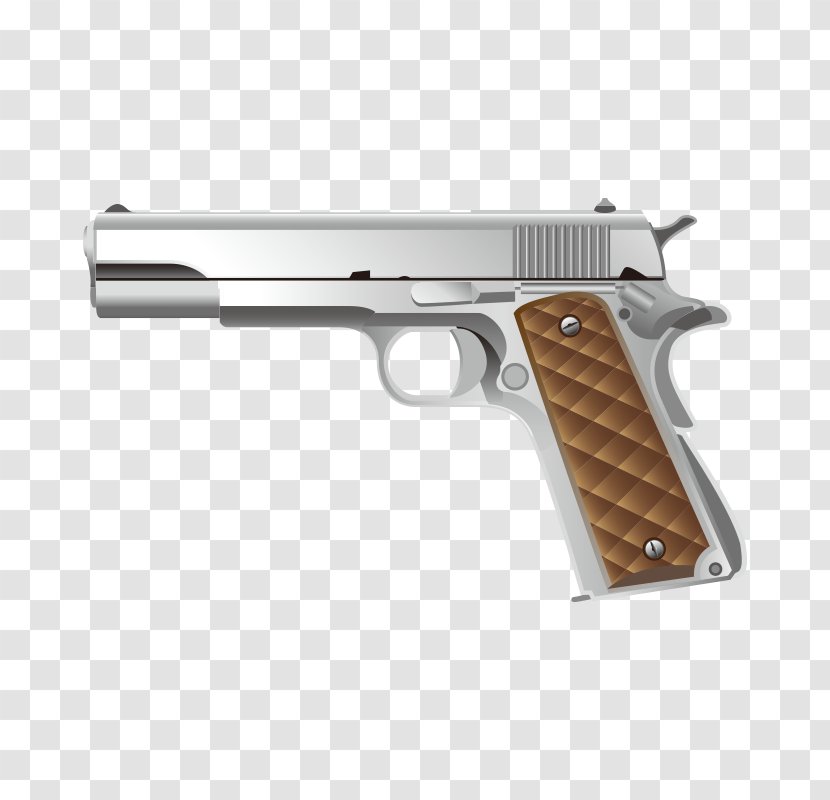 M1911 Pistol Firearm Handgun - Air Gun - Weapon Transparent PNG