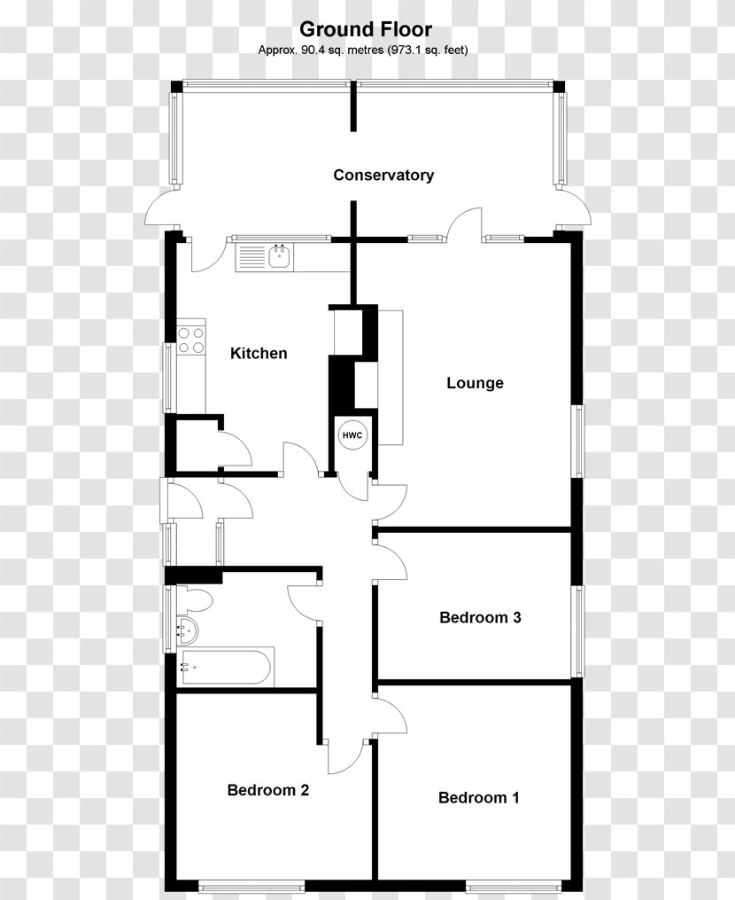 Paper Floor Plan Line Angle - Rectangle Transparent PNG