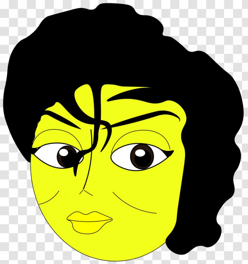 Bad Art Dangerous Thriller Emoji - Yellow - Michael Jackson Transparent PNG