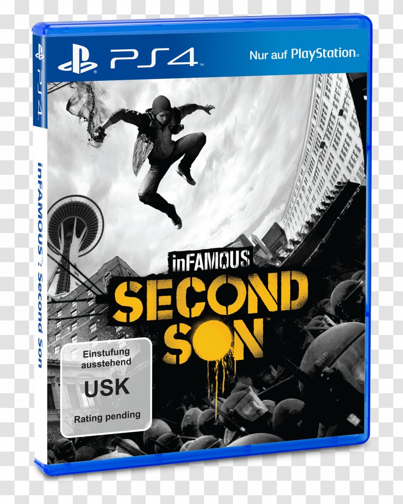 Infamous Second Son Xbox 360 PlayStation 4 3 - Dvd - InFamous Transparent PNG
