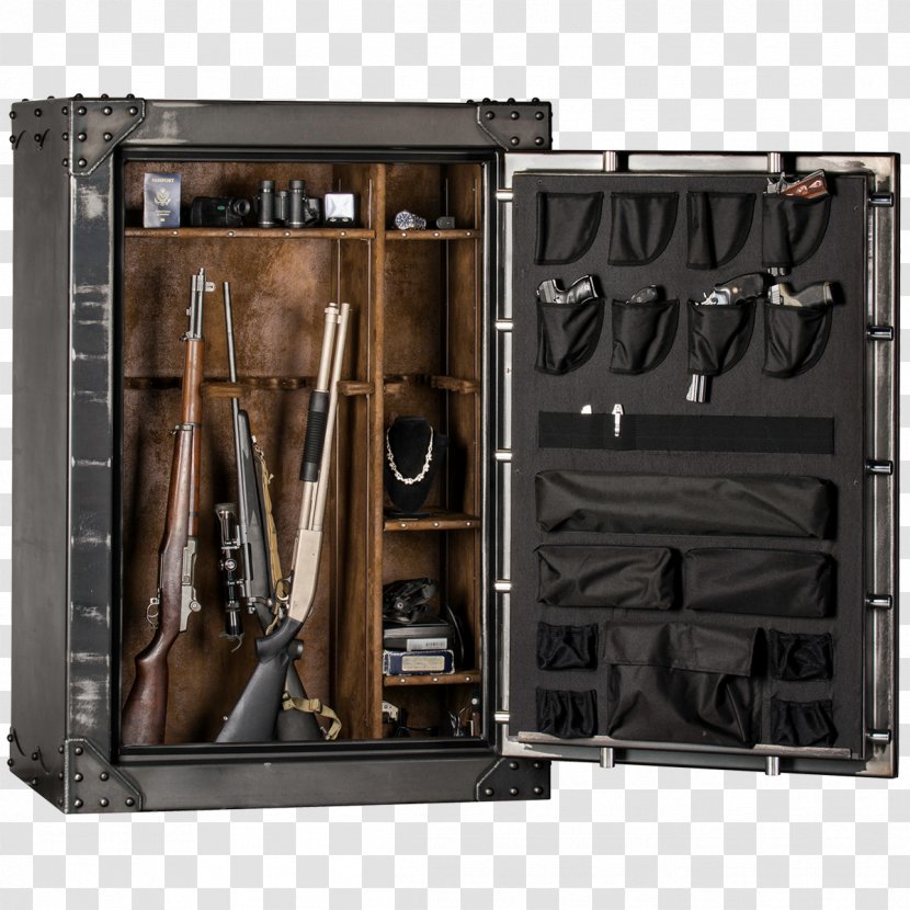 Gun Safe Firearm Weapon - Tree - Usa Visa Transparent PNG