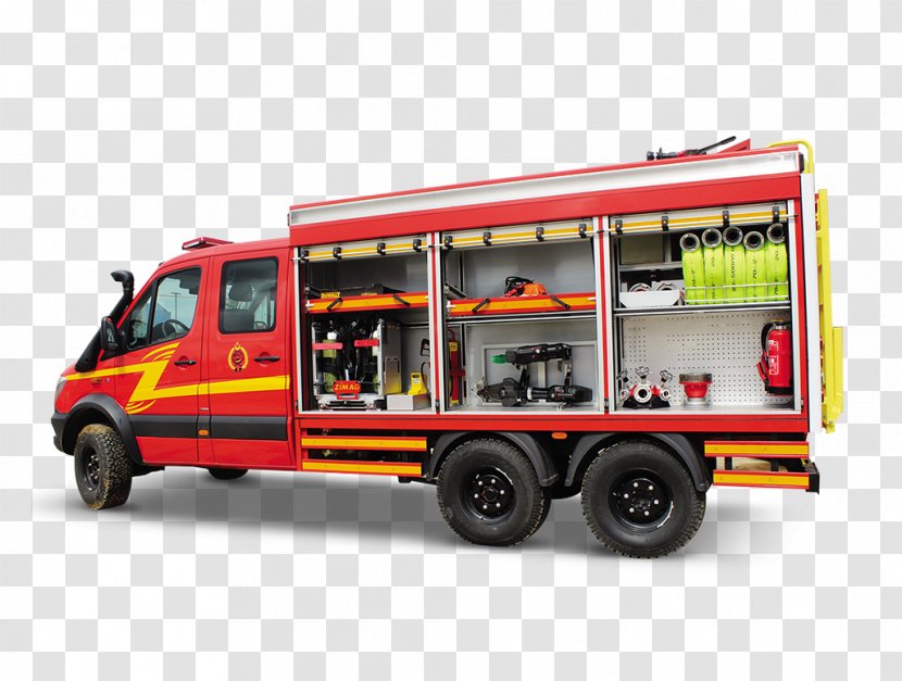 Fire Engine Department Firefighting Heavy Rescue Vehicle - Water Tank - Tactical Transparent PNG