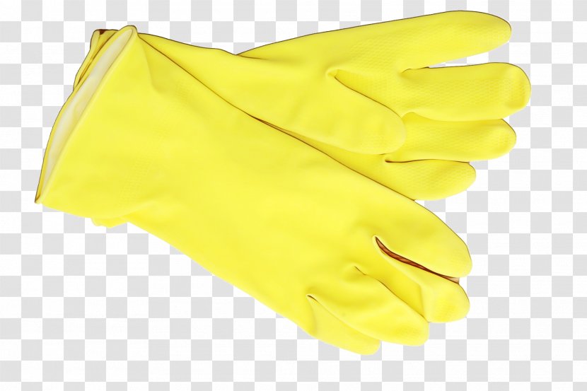 Yellow Background - Household Cleaning Supply Finger Transparent PNG