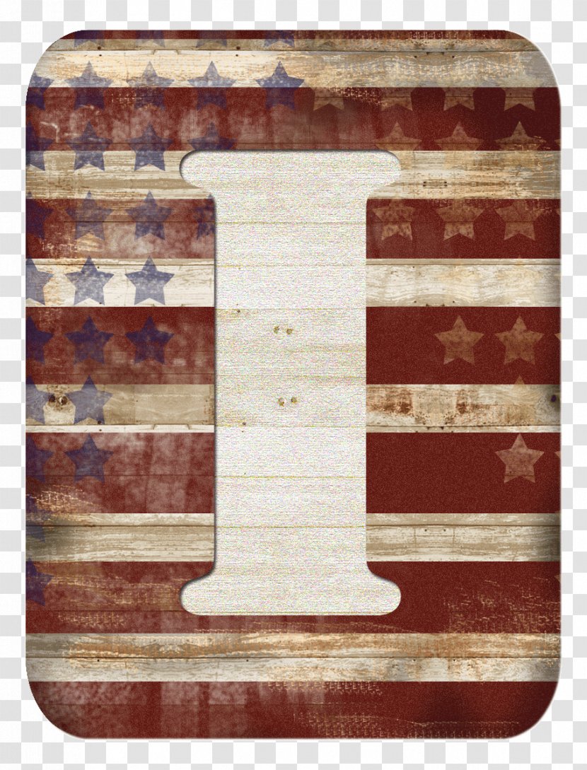 Flag Of The United States Alphabet Lettering - English Transparent PNG