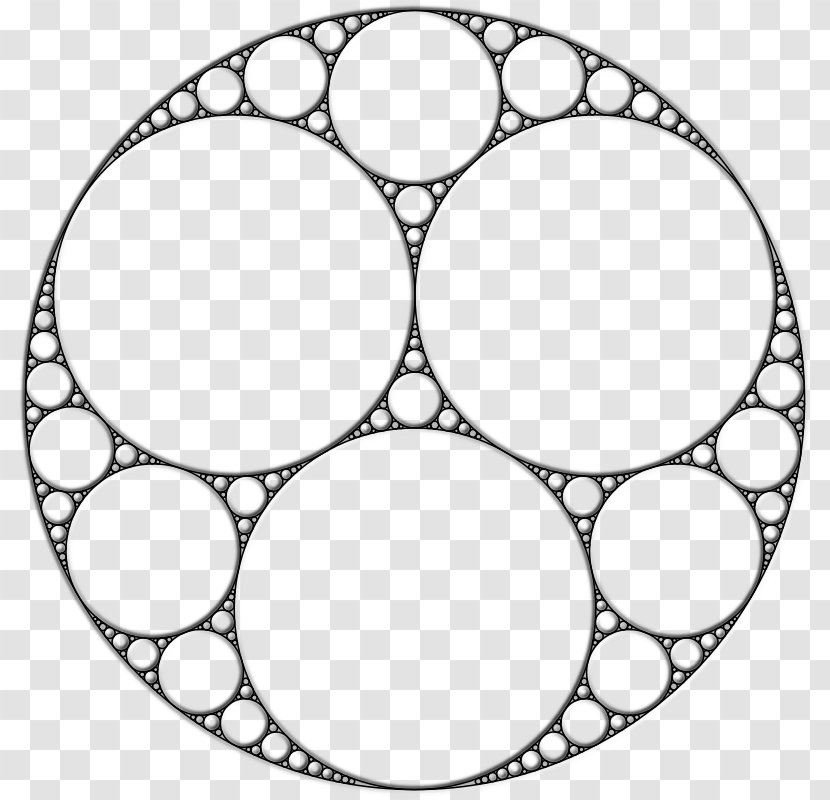Apollonian Gasket Fractal Circle Packing Mathematics Tangent Transparent PNG