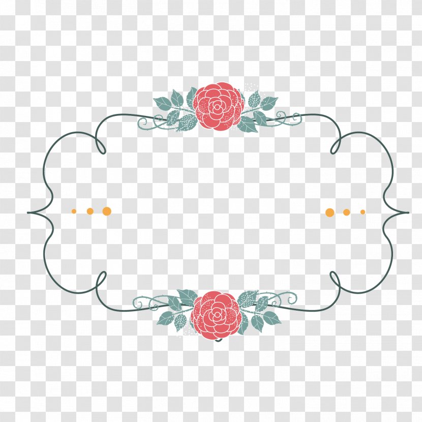 Flower Download Point - Product - Red Border Transparent PNG