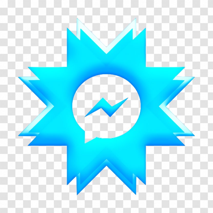 Chat Icon Facebook Im - Electric Blue - Symbol Transparent PNG