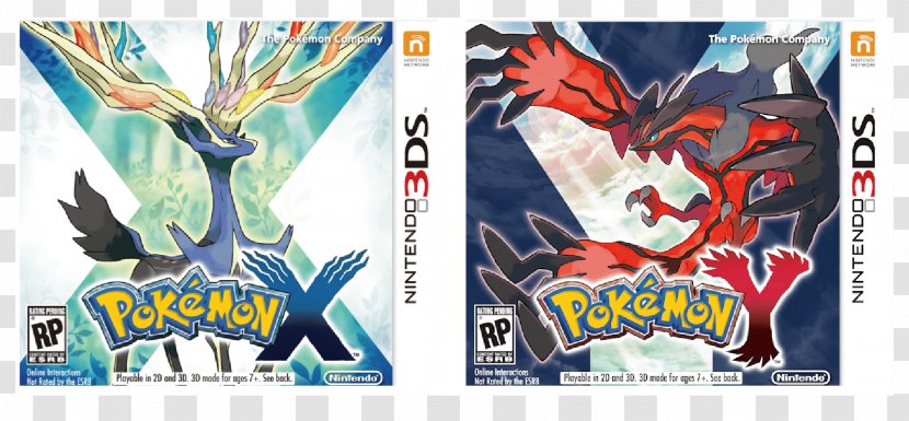 Pokémon X And Y Red Blue Black 2 White Yellow Omega Ruby Alpha Sapphire - New Nintendo 3ds Transparent PNG