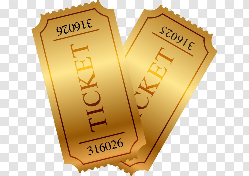 Raffle Ticket Prize Gold Clip Art - Thanksgiving Transparent PNG