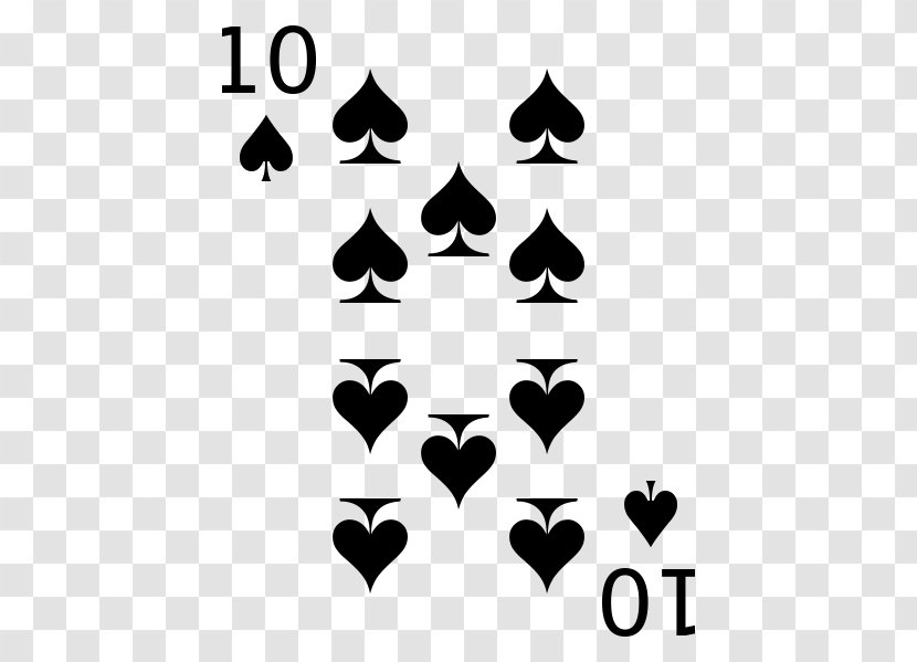 Queen Of Hearts Card - Stencil - Heart Symbol Transparent PNG