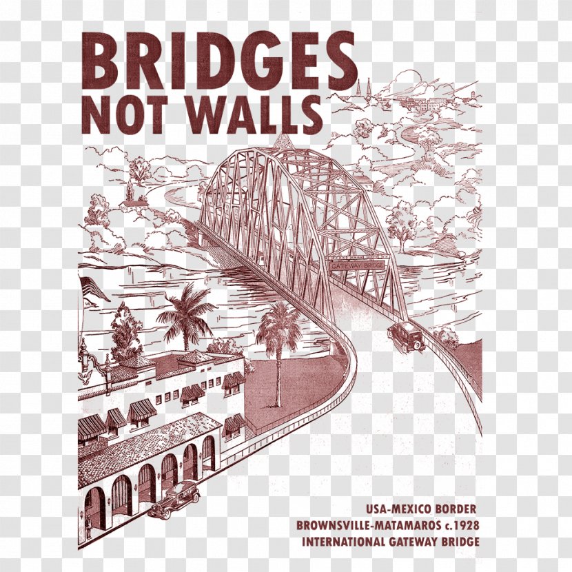 T-shirt Sleeve Clothing Polo Shirt - Build Bridges Not Walls Transparent PNG